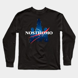 Nostromo //Xenomorph Weyland Corp Ripley Mashup Classic Horror Movie Long Sleeve T-Shirt